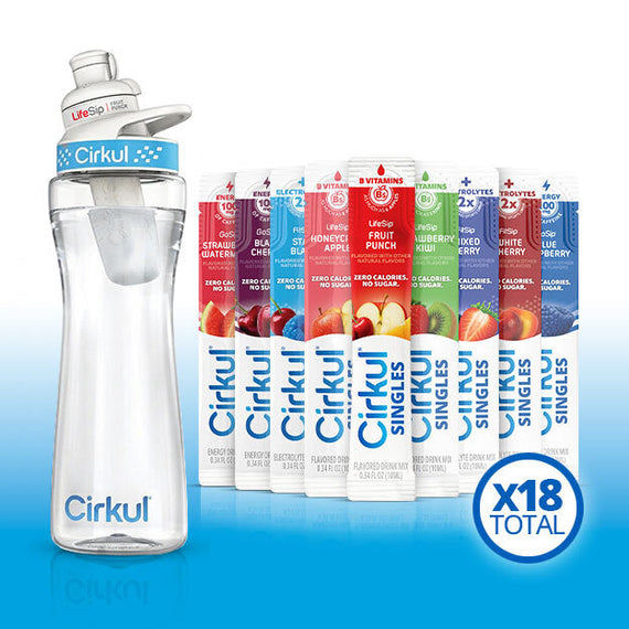 22oz. Plastic Bottle & GoSip® Black Cherry J3
